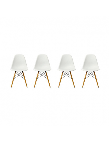 PACK 4 SILLAS EAMES COLOR...